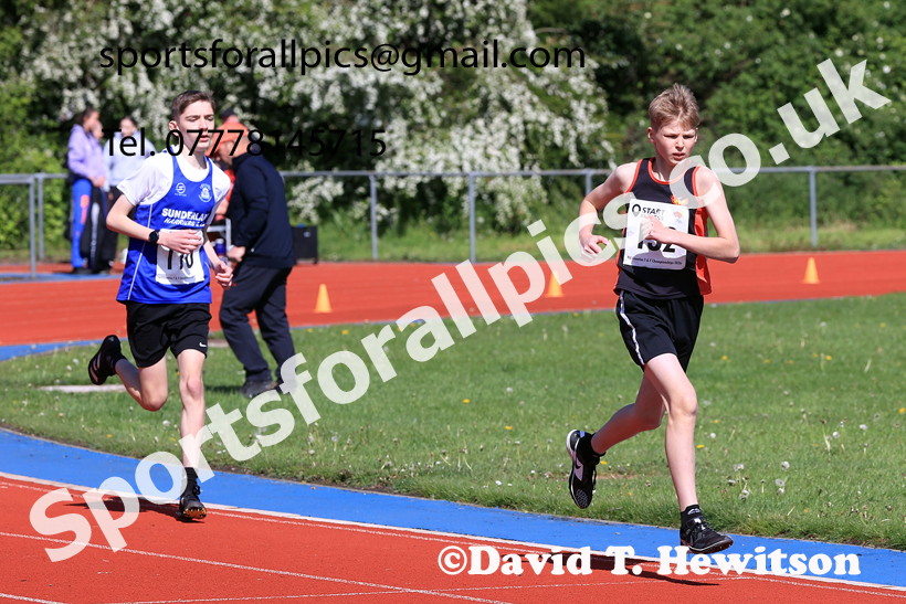 800 metres, 2026 North Eastern Track and Field Champs, Shildon, County Durham. Photo: David T. Hewitson/Sports for All Pics